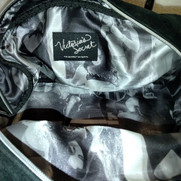 Victoria's Secret Black Satchel with Embossed Design - Picture 7 of 14
